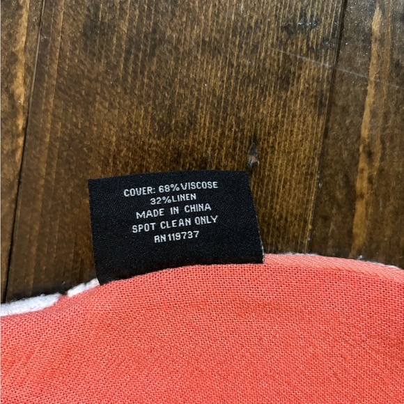 20x12 Coral pillow sham - Picture 6 of 6